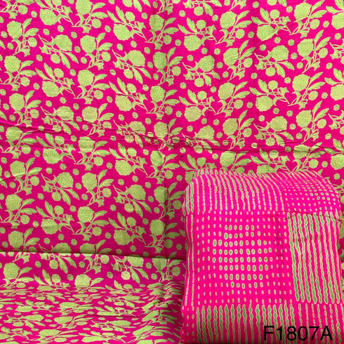 Printed Opara Silk Fabric-F1807